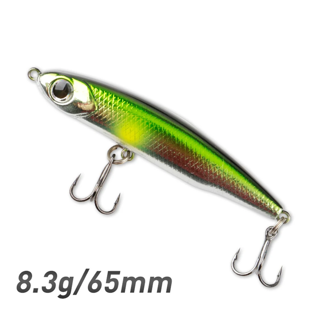 6.5cm/7.5cm Sinking Pencil Lures Artificial Saltwater Hard Bait Fishing Tackle Crankbaits Fishing Wobbler 8.3g/12.4g
6.5cm/7.5cm Sinking Pencil Lures Artificial Saltwater Hard Bait Fishing Tackle Crankbaits Fishing Wobbler 8.3g/12.4g