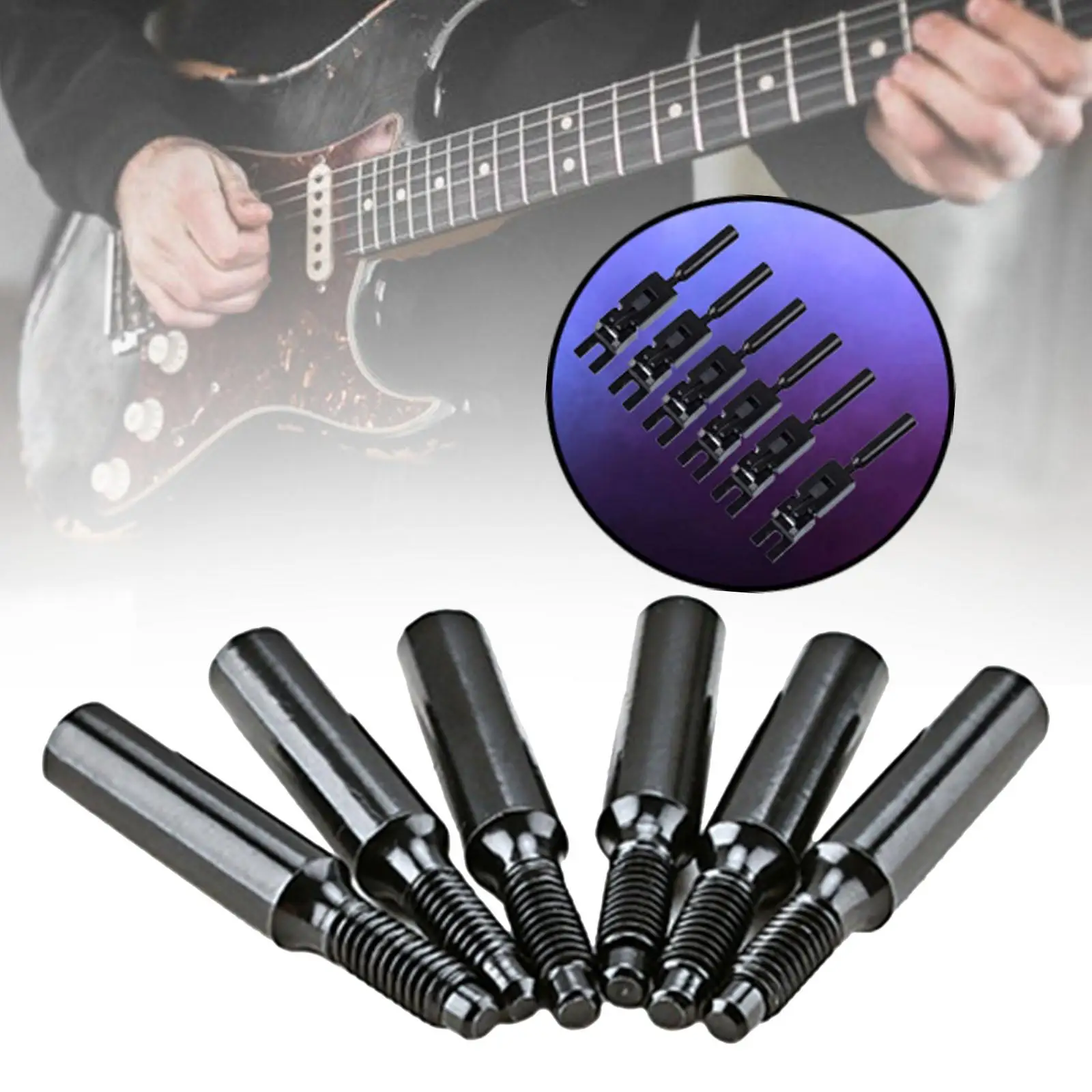 6x Electric Guitar Bridge Saddle Threaded Rod Tremolo Series Special Metric
6x Electric Guitar Bridge Saddle Threaded Rod Tremolo Series Special Metric