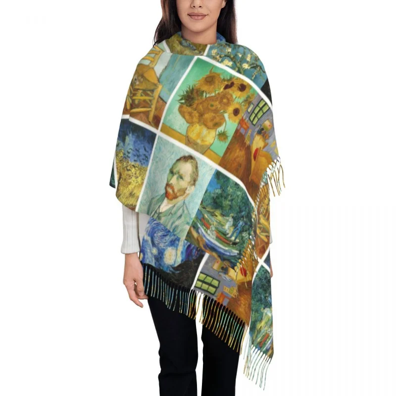 Customized Print Vincent Van Gogh Works Scarf Women Men Winter Warm Scarves Art Painting Shawl Wrap
Customized Print Vincent Van Gogh Works Scarf Women Men Winter Warm Scarves Art Painting Shawl Wrap