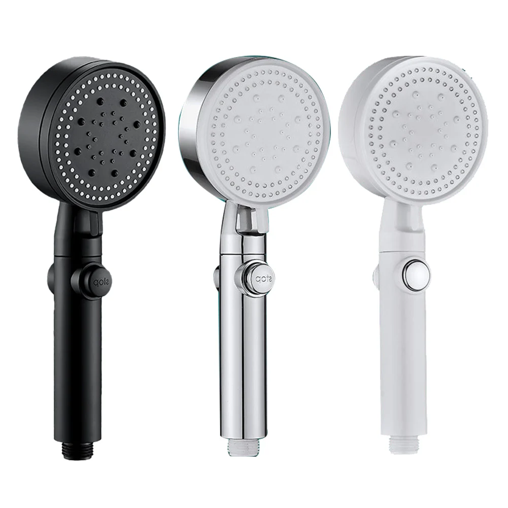 Handheld Adjustable Shower Head Water Saving Bathroom Pressurized Spray Nozzle with Switch One Click Water Stop
Handheld Adjustable Shower Head Water Saving Bathroom Pressurized Spray Nozzle with Switch One Click Water Stop