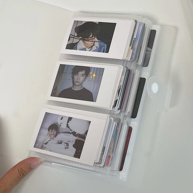 Transparent Photo Album Mini Polaroid Album Photo Card Train Ticket Card Collection Book Jewelry Card Album Photocards Holder
Transparent Photo Album Mini Polaroid Album Photo Card Train Ticket Card Collection Book Jewelry Card Album Photocards Holder