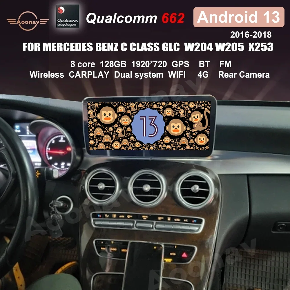 Android 13, Snapdragon 662, автомобильное радио для Mercedes Benz C Class GLC W204 W205 X253 2016-2018, 12,3 дюйма, 128 ГБ, GPS-навигация
Android 13, Snapdragon 662, автомобильное радио для Mercedes Benz C Class GLC W204 W205 X253 2016-2018, 12,3 дюйма, 128 ГБ, GPS-навигация