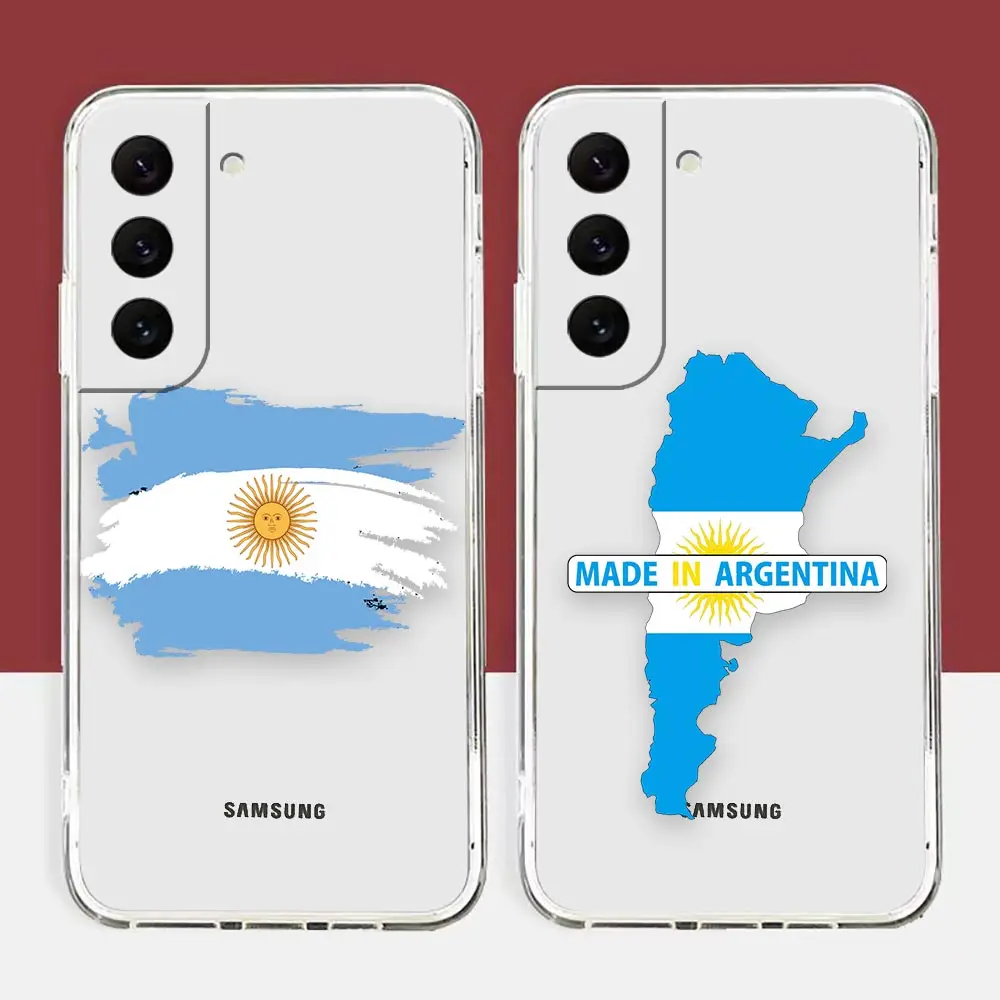 Clear S22 Case For Samsung S30 S22 S21 S20 S10 NOTE 20 10 A03S A03 A02S FE LITE ULTRA PLUS PRO 5G Case Capa Flag Of Argentina
Clear S22 Case For Samsung S30 S22 S21 S20 S10 NOTE 20 10 A03S A03 A02S FE LITE ULTRA PLUS PRO 5G Case Capa Flag Of Argentina