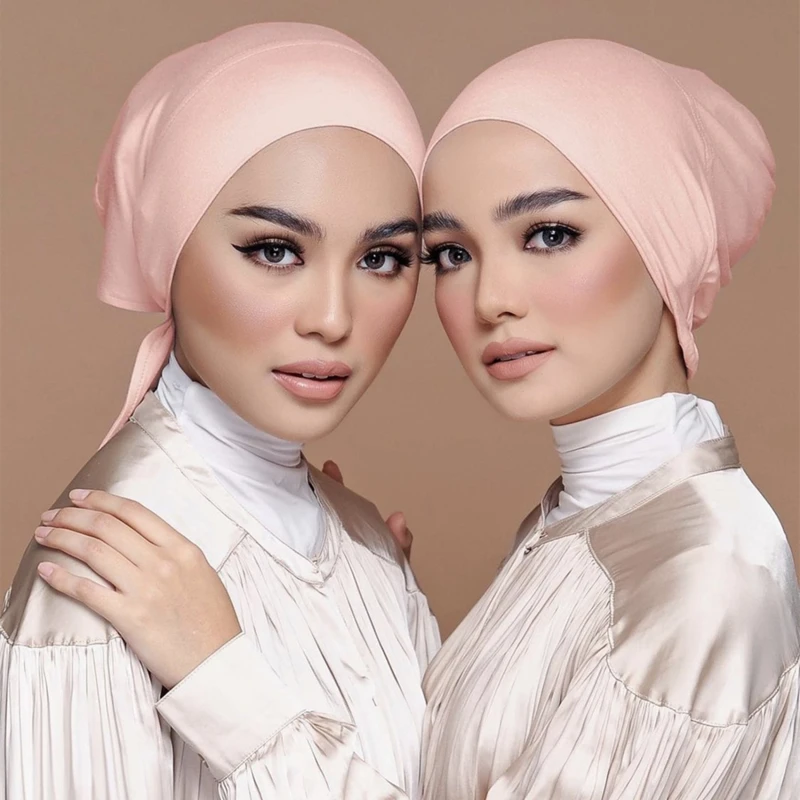 New Premium Jersey Muslim Inner Cap Stretch Hijab with Rope Adjustable Women Underscarf Solid Color Islamic Turban Headwear
New Premium Jersey Muslim Inner Cap Stretch Hijab with Rope Adjustable Women Underscarf Solid Color Islamic Turban Headwear