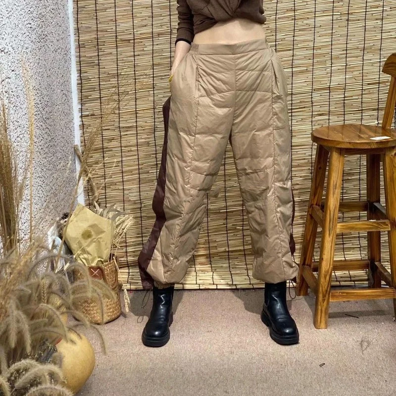 Casual Loose Thick Women Winter Pants Fashion Warm Cotton Pants Female Basic Solid High Waist Down Pants X868
Casual Loose Thick Women Winter Pants Fashion Warm Cotton Pants Female Basic Solid High Waist Down Pants X868