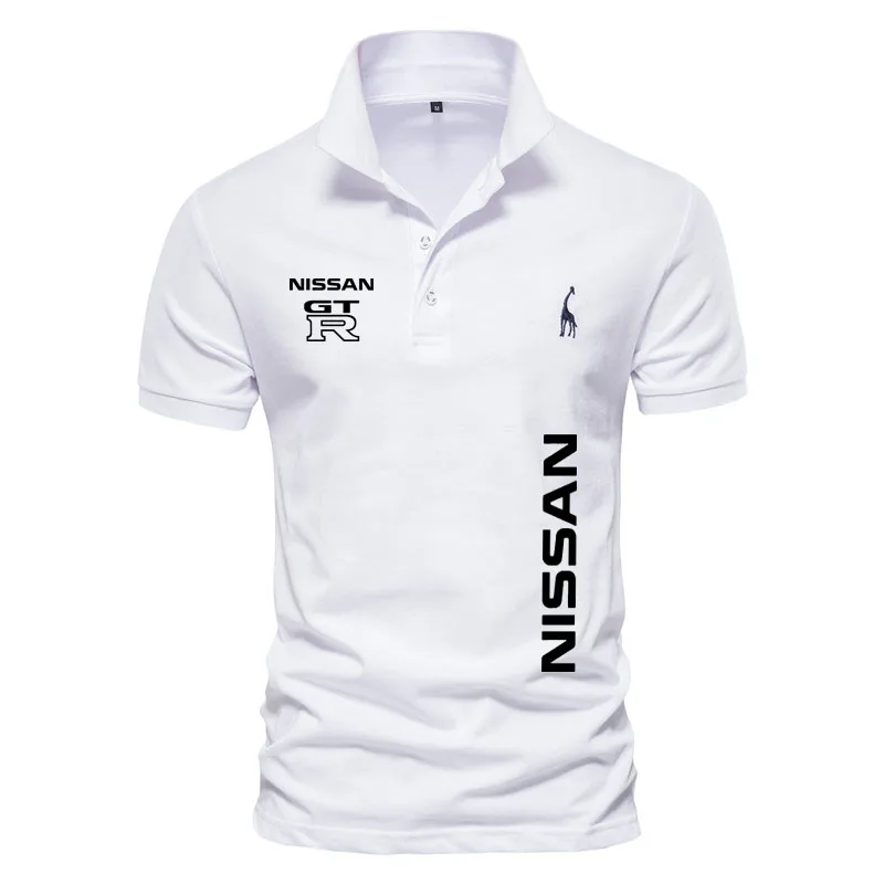 Casual Fashion Summer Lapel Male tops GTR racing logo print 100% Cotton Short Sleeve fawn embroidery men's t-shirt polo shirt
Casual Fashion Summer Lapel Male tops GTR racing logo print 100% Cotton Short Sleeve fawn embroidery men's t-shirt polo shirt