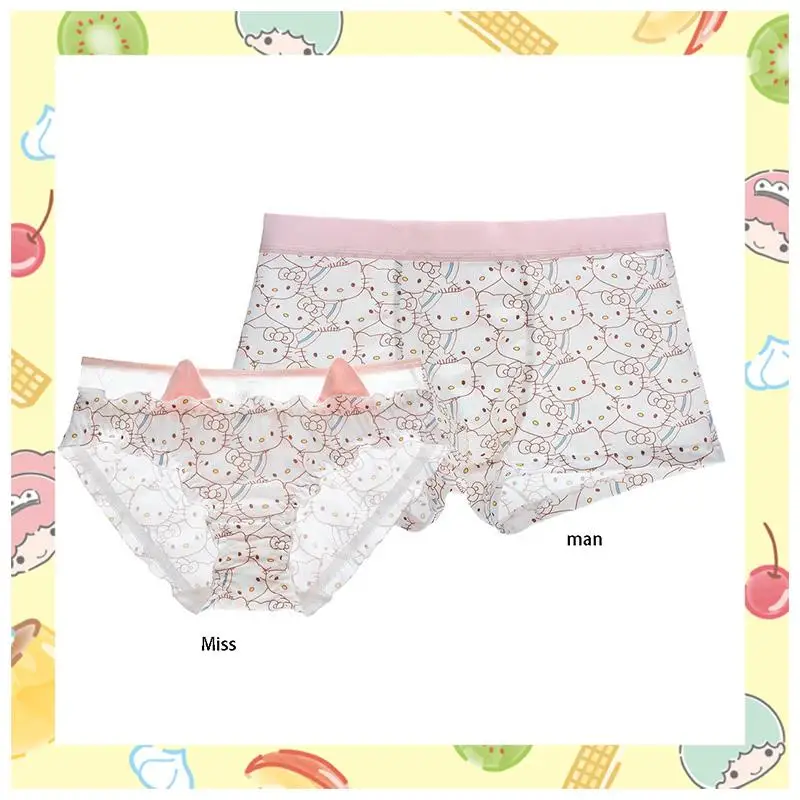 10Pcs Kawaii Sanrio Hello Kitty Japanese Cute Cartoon The Cat Printing Cat Ear Panties Lovers Comfortable Soft Anime Characters
10Pcs Kawaii Sanrio Hello Kitty Japanese Cute Cartoon The Cat Printing Cat Ear Panties Lovers Comfortable Soft Anime Characters