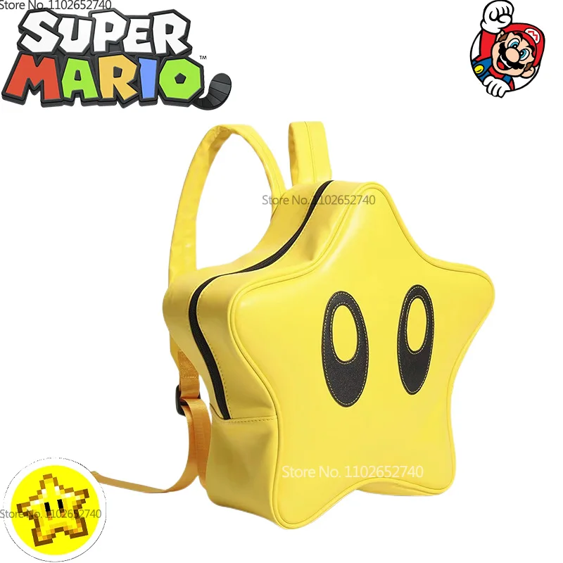Super Mario Yellow Big Eye Star Backpack Girl Cute Fashion Bag Student Schoolbag Anime Peripheral Backpack Kids Birthday Gift
Super Mario Yellow Big Eye Star Backpack Girl Cute Fashion Bag Student Schoolbag Anime Peripheral Backpack Kids Birthday Gift