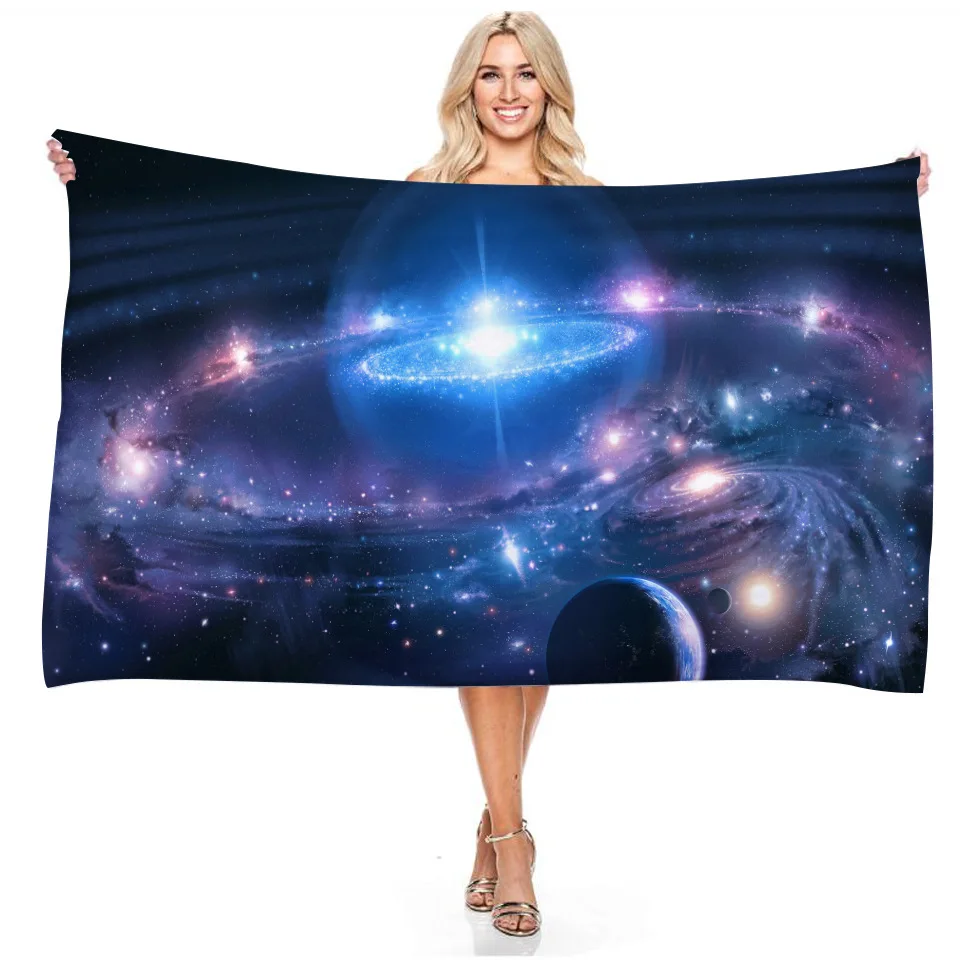 Dazzling Stars Style Beach Towel Colourful Universe Milky Way Microfiber Quick-drying Bathroom Sport Yoga Towel for Adults Kids
Dazzling Stars Style Beach Towel Colourful Universe Milky Way Microfiber Quick-drying Bathroom Sport Yoga Towel for Adults Kids