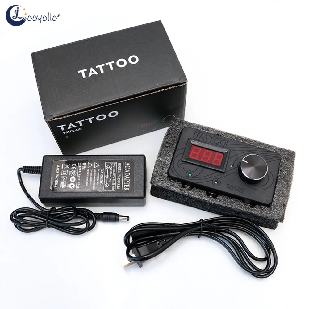 Retro Carving LED Digital Tattoo Power Supply Coil Rotary Machine Gun 3A Powerful Tattoo Power Unit with Jumpstart Voltage
Retro Carving LED Digital Tattoo Power Supply Coil Rotary Machine Gun 3A Powerful Tattoo Power Unit with Jumpstart Voltage