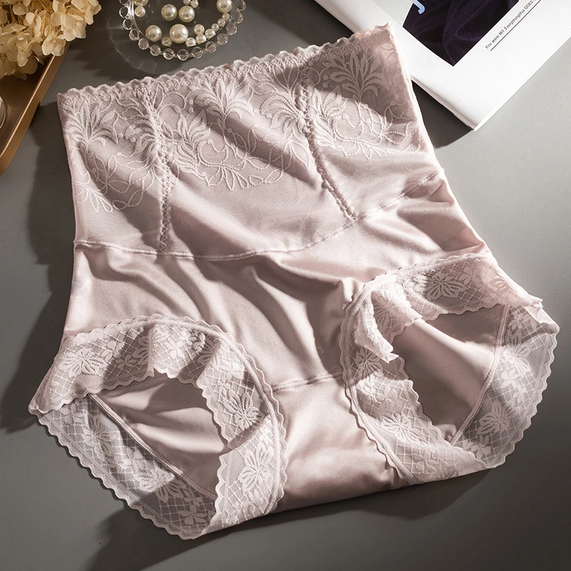 New Women's Fashion Sexy Lace Briefs High Waist Panties Solid Color Female Underwar Comfortable Lingerie Plus Size Panties 
New Women's Fashion Sexy Lace Briefs High Waist Panties Solid Color Female Underwar Comfortable Lingerie Plus Size Panties