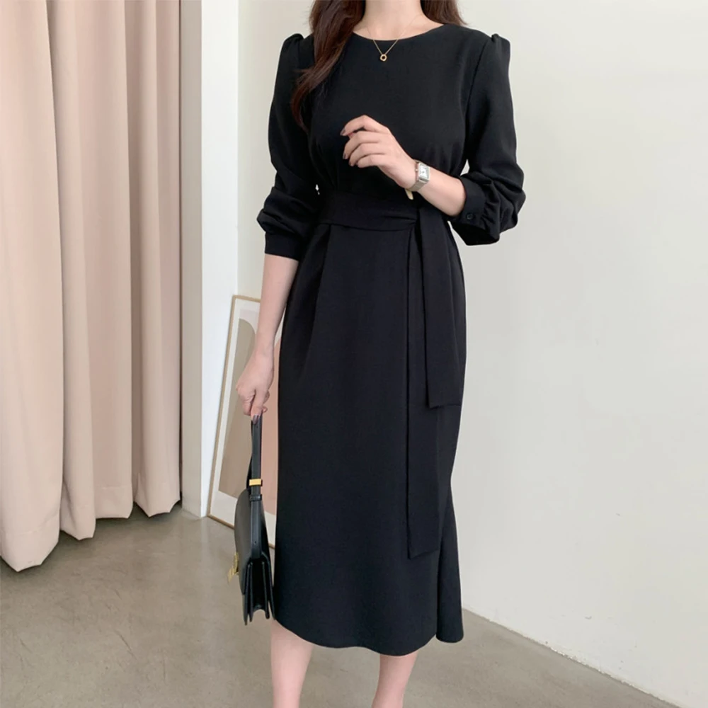2022 Elegant Chic Japan Style Women Dress Solid Color Long Sleeve Round Neck Pullover Leisure Ladies Irregular Dress For Summer
2022 Elegant Chic Japan Style Women Dress Solid Color Long Sleeve Round Neck Pullover Leisure Ladies Irregular Dress For Summer