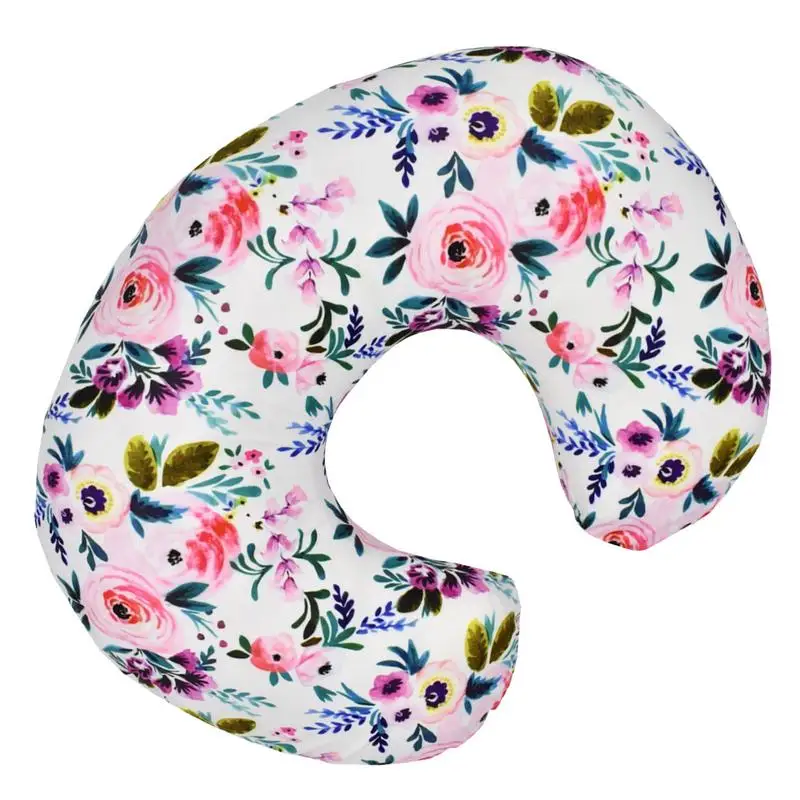 

Nursing Pillowcase Pillow Cover With Flower For Baby Girl Soft And Stretchy Safely Breastfeeding Pillow Slipcover For Girl