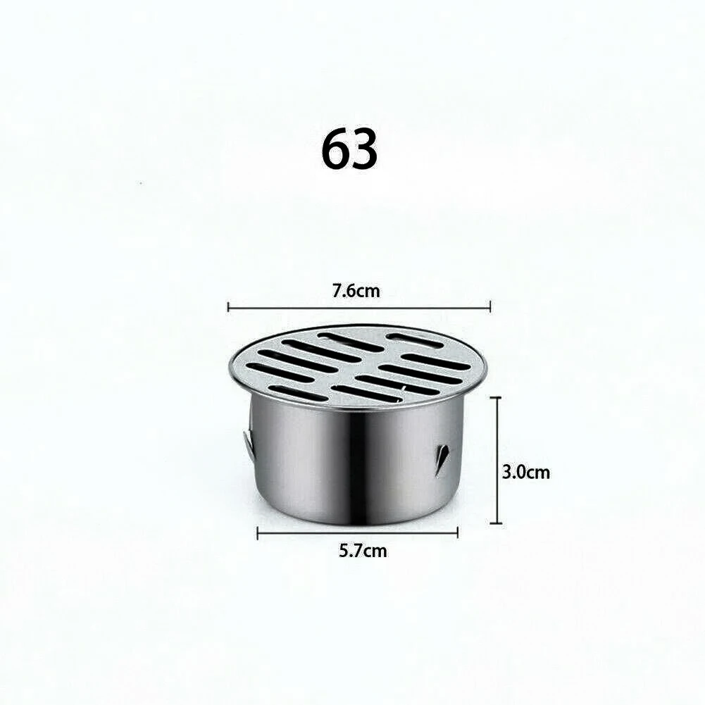 Outdoor Balcony Floor Drain 304 Stainless Steel Thick Drainage Roof Round Flat Floor Drain Cover Rain Pipe Cap For Garden Floor
Outdoor Balcony Floor Drain 304 Stainless Steel Thick Drainage Roof Round Flat Floor Drain Cover Rain Pipe Cap For Garden Floor