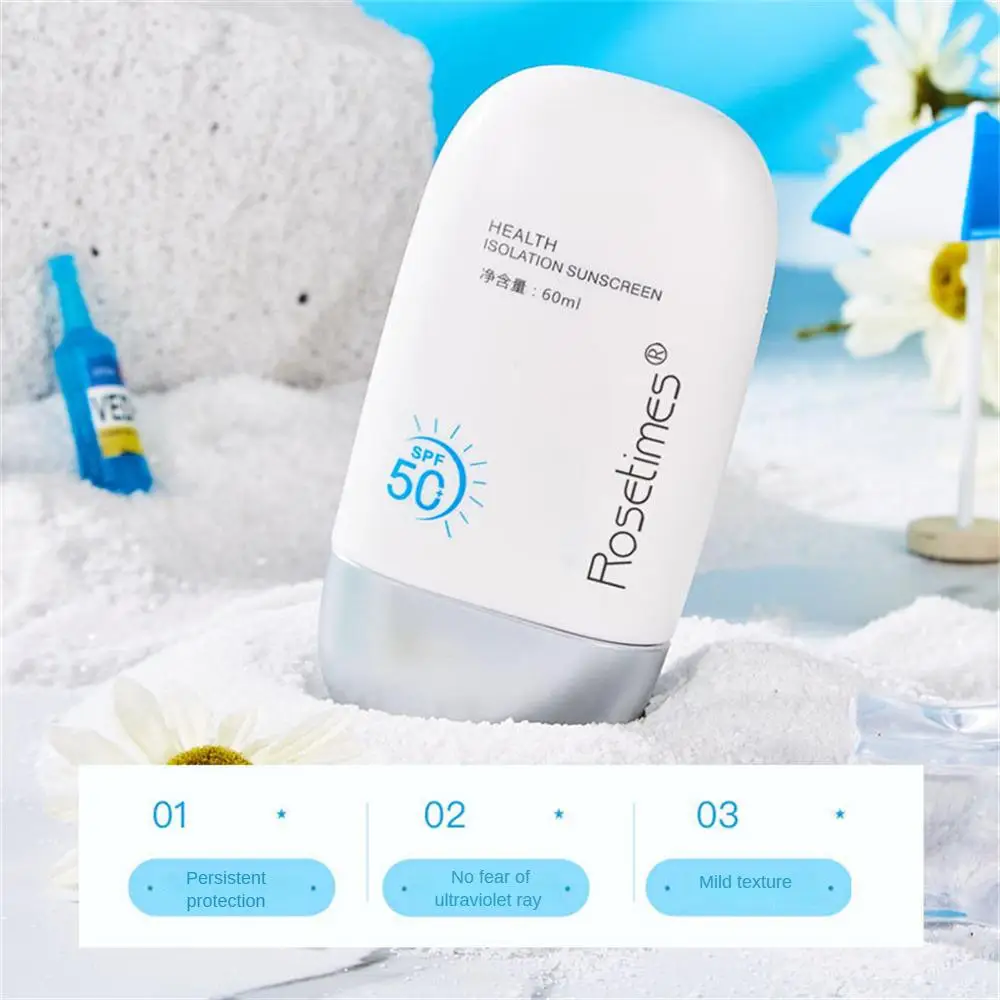 Rosetimes Cream Summer Sunscreen Lotion Ultraviolet Rays Protective Cream Moisturizing Anti-UV Sun Protection High Sunscreen 
Rosetimes Cream Summer Sunscreen Lotion Ultraviolet Rays Protective Cream Moisturizing Anti-UV Sun Protection High Sunscreen