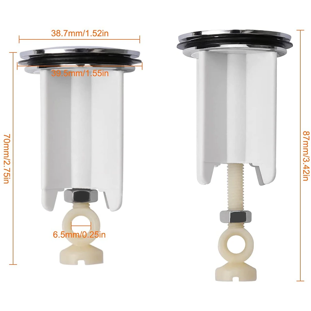 High Quality Brand New Wash Basin Plug Sink Plug White Fittings Pop-Up Plug Portable Practical Spare Parts Stopper
High Quality Brand New Wash Basin Plug Sink Plug White Fittings Pop-Up Plug Portable Practical Spare Parts Stopper