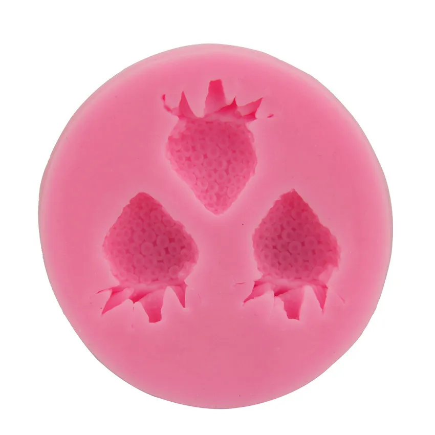 Three Holes Strawberry Fruit Silicone Mold Fondant Molds Sugar Craft Tools Chocolate Mould For Cakes
Three Holes Strawberry Fruit Silicone Mold Fondant Molds Sugar Craft Tools Chocolate Mould For Cakes