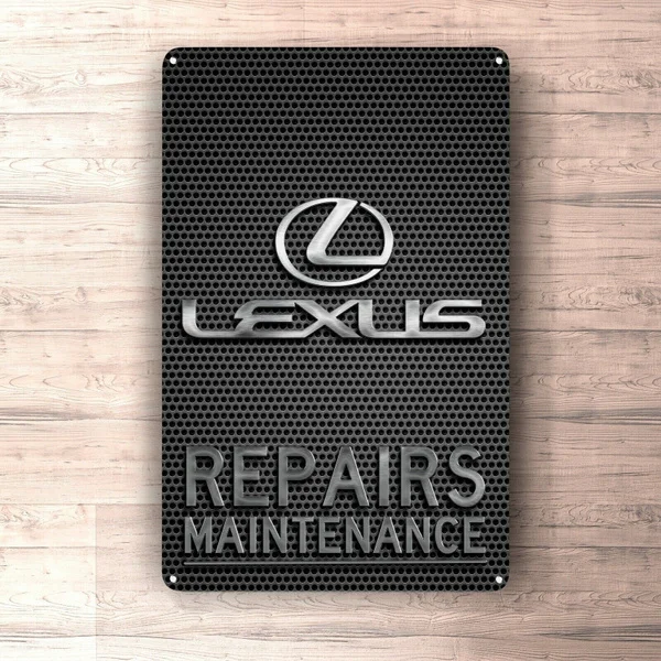 Flat Metal Poster Tin Sign (Not 3D) - Lexus Repairs Maintenance Sign Metalsign for Garage, Man Cave
Flat Metal Poster Tin Sign (Not 3D) - Lexus Repairs Maintenance Sign Metalsign for Garage, Man Cave