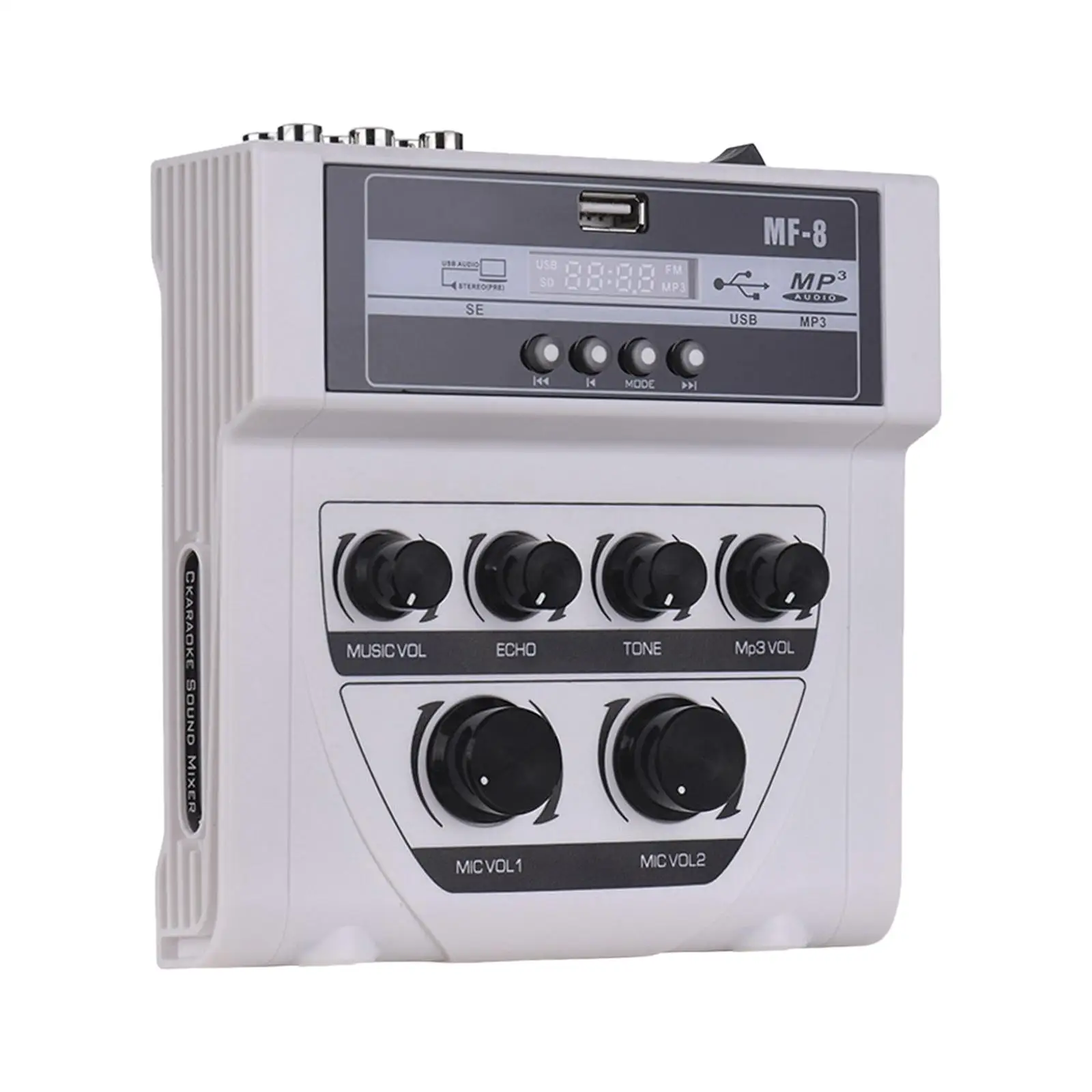 Reverb US Standard Plug for Live Broadcast Portable Compact Size Durable Mixing Console Digital Audio Mixer
Reverb US Standard Plug for Live Broadcast Portable Compact Size Durable Mixing Console Digital Audio Mixer