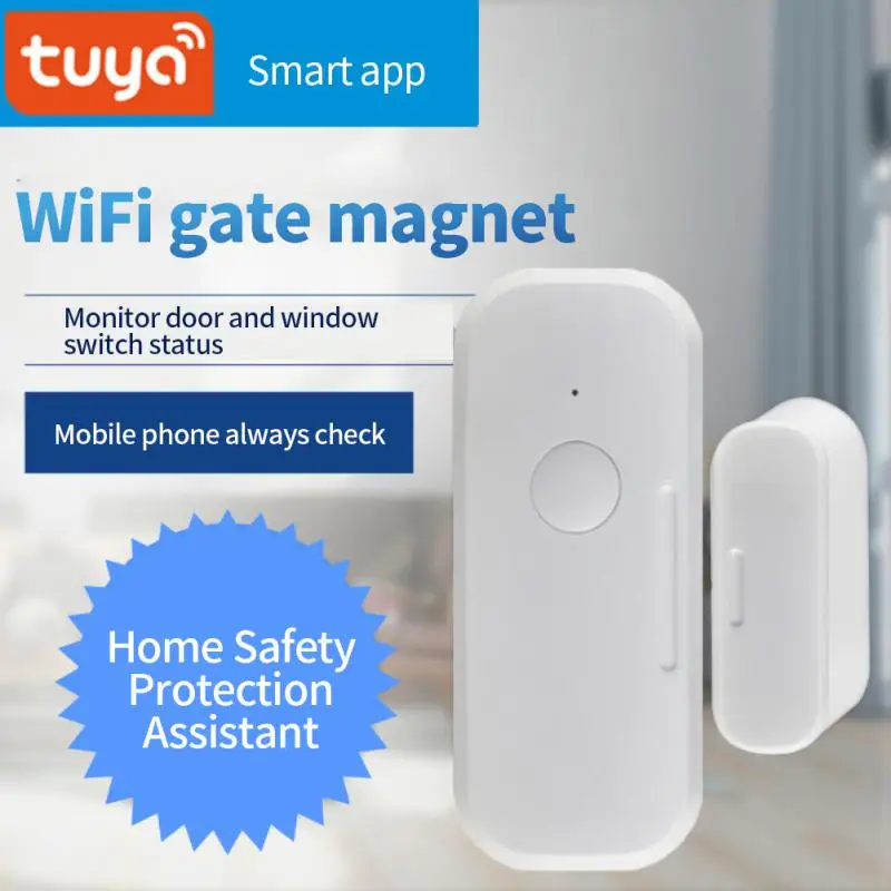 Tuya WiFi Smart Door Sensor Door Open / Closed Detectors 90dB Independence Alarm Smart Life App Notification Alert Home Security
Tuya WiFi Smart Door Sensor Door Open / Closed Detectors 90dB Independence Alarm Smart Life App Notification Alert Home Security