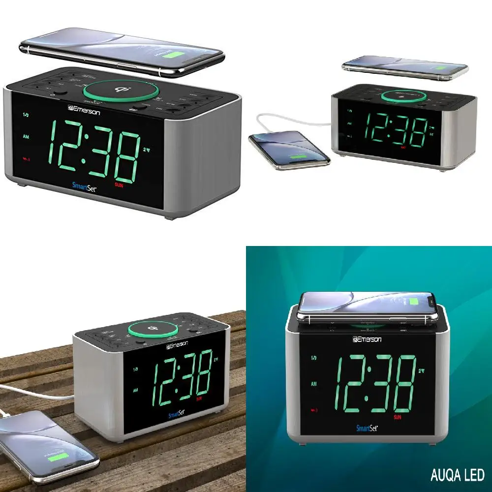 10/ S9/ S8/ Note 8 Stylish Modern ER100202 Alarm Clock Radio with Compatible Wireless Charging for iPhone XS Max/XR/XS/X/8/Plus
10/ S9/ S8/ Note 8 Stylish Modern ER100202 Alarm Clock Radio with Compatible Wireless Charging for iPhone XS Max/XR/XS/X/8/Plus