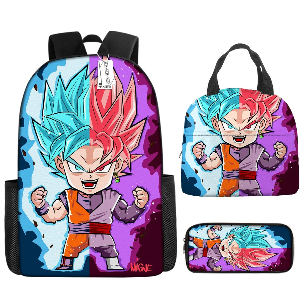 New Dragon Ball Backpack Polyester Comfortable Printed School Bag Children's Backpack Three-piece Zipper Shoulders Outdoor Bag
New Dragon Ball Backpack Polyester Comfortable Printed School Bag Children's Backpack Three-piece Zipper Shoulders Outdoor Bag
