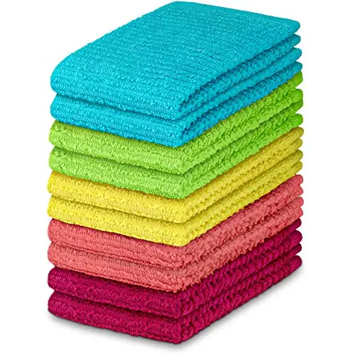 Pack 100% Cotton Bar Mop, 16 x 19 inch, Ultra Absorbent, Heavy Duty Kitchen Cleaning Towels, Assorted Colors (10 Pack)Face Bath
Pack 100% Cotton Bar Mop, 16 x 19 inch, Ultra Absorbent, Heavy Duty Kitchen Cleaning Towels, Assorted Colors (10 Pack)Face Bath