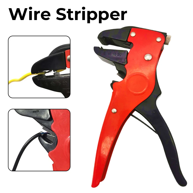 

0.09-5.0mm Stripping Pliers Adjustable Automatic Cable Wire Stripper With Cutter Duckbill Bend Nose Bolt Clippers Tools