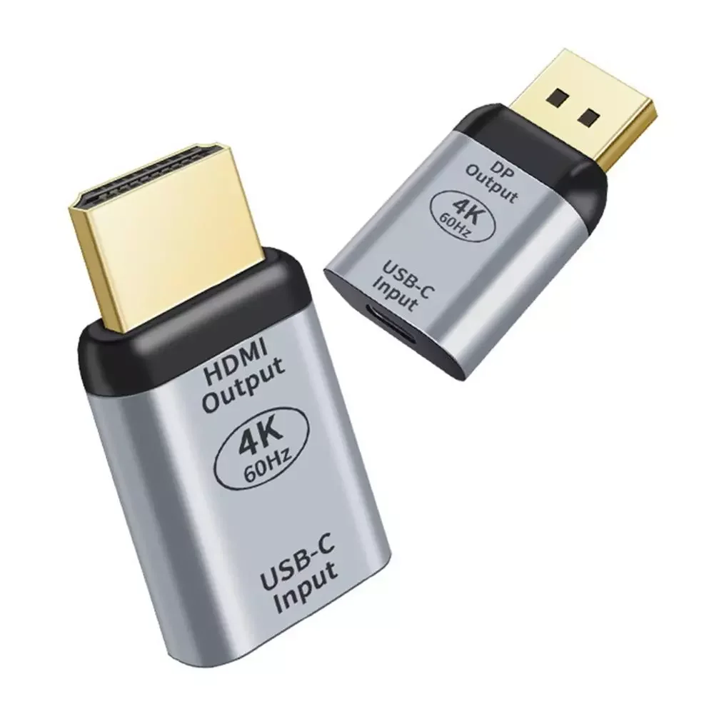 USB Type C to HDMI-compatible DP Adapter 4K 60Hz 3D Female to Male Converter for MACBook Pro Air Laptop Mobile Phone
USB Type C to HDMI-compatible DP Adapter 4K 60Hz 3D Female to Male Converter for MACBook Pro Air Laptop Mobile Phone
