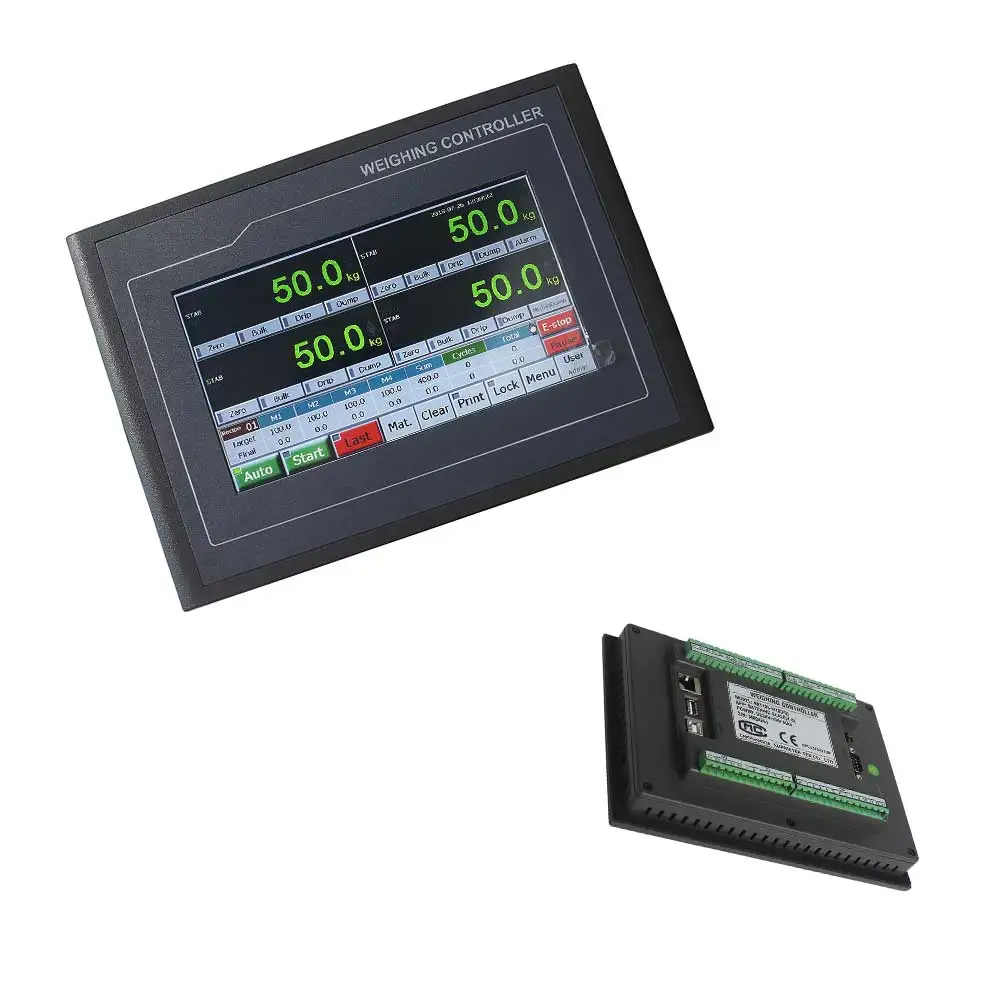 Batching Scale Weight Control System Indicator Weighing With 4-material &2-speed Feeding For Single-scale Mode & Four-scale Mode
Batching Scale Weight Control System Indicator Weighing With 4-material &2-speed Feeding For Single-scale Mode & Four-scale Mode