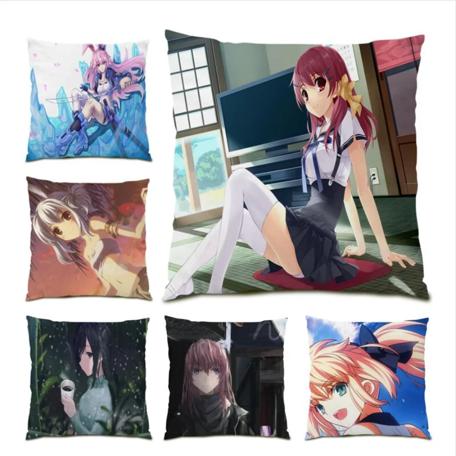 Cushion Cover 45x45 Japanese Decoration Home Beautiful Girl Living Room Decoration Square Cute Polyester Linen Pillow Case E0958
Cushion Cover 45x45 Japanese Decoration Home Beautiful Girl Living Room Decoration Square Cute Polyester Linen Pillow Case E0958