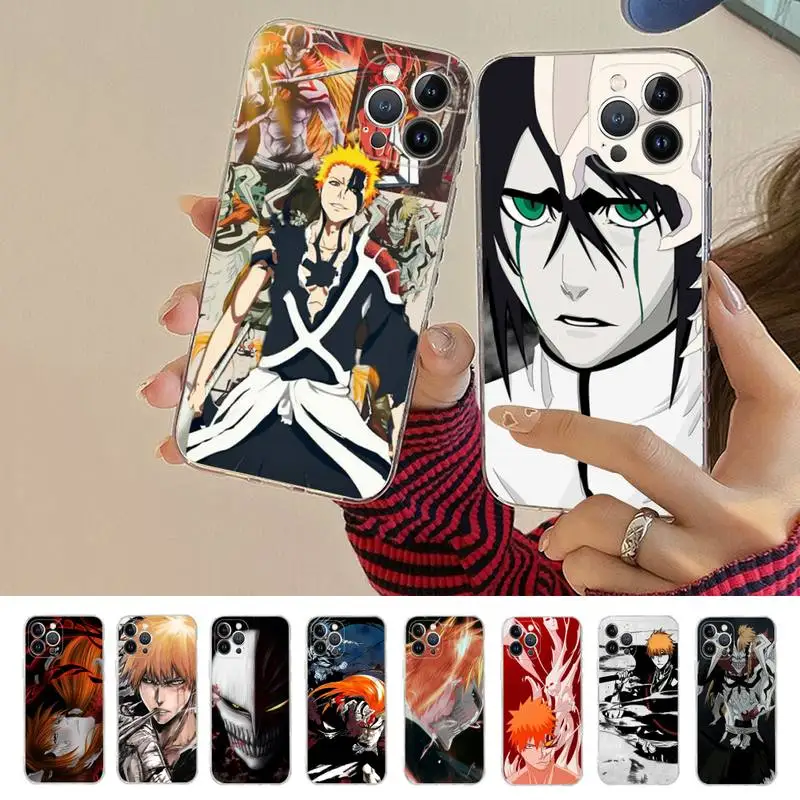 Bleach Anime Kurosaki Ichigo Phone Case For iPhone 14 13 12 Mini 11 Pro XS Max X XR SE 6 7 8 Plus Soft Silicone Cover
Bleach Anime Kurosaki Ichigo Phone Case For iPhone 14 13 12 Mini 11 Pro XS Max X XR SE 6 7 8 Plus Soft Silicone Cover