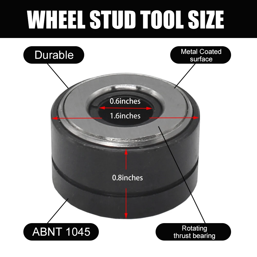 Original 22800 Wheel Stud Installer Replace Most All Automotive and Light-Duty Truck Wheel Studs Tire Stud Tool Compatible
Original 22800 Wheel Stud Installer Replace Most All Automotive and Light-Duty Truck Wheel Studs Tire Stud Tool Compatible