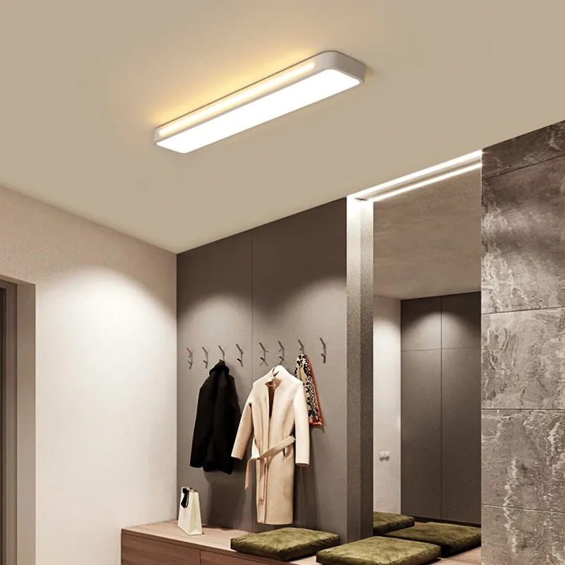 Minimalism Led Ceiling Light For Living Room Bedroom Office Corridor White Black Nordic Modern Design Rectangle Lamp 110V-220V
Minimalism Led Ceiling Light For Living Room Bedroom Office Corridor White Black Nordic Modern Design Rectangle Lamp 110V-220V