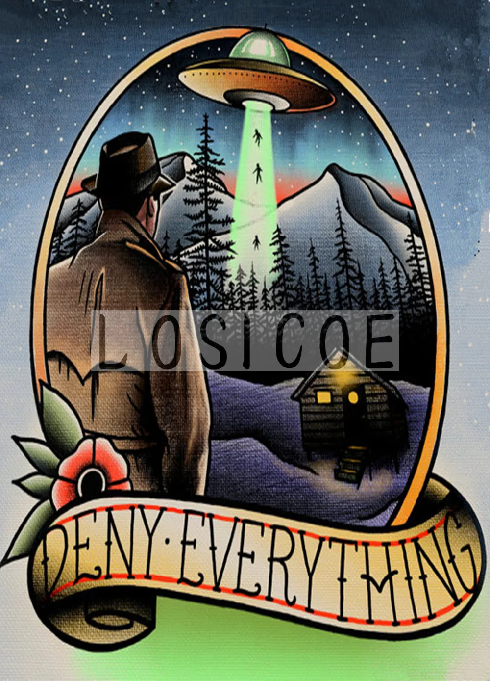 "DENY EVERYTHING" 30X42 CM Tattoo Print Painting Vintage Kraft Paper Poster Wall Art Flip Chart Stickers Home Decoration
"DENY EVERYTHING" 30X42 CM Tattoo Print Painting Vintage Kraft Paper Poster Wall Art Flip Chart Stickers Home Decoration