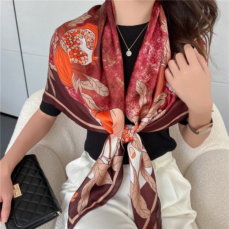 Spring Travel Print Silk Satin Square Scarf Women Luxury Shawl Wrap Female Hair Bandana Foulard Headkerchief Hijab 2022 New 
Spring Travel Print Silk Satin Square Scarf Women Luxury Shawl Wrap Female Hair Bandana Foulard Headkerchief Hijab 2022 New