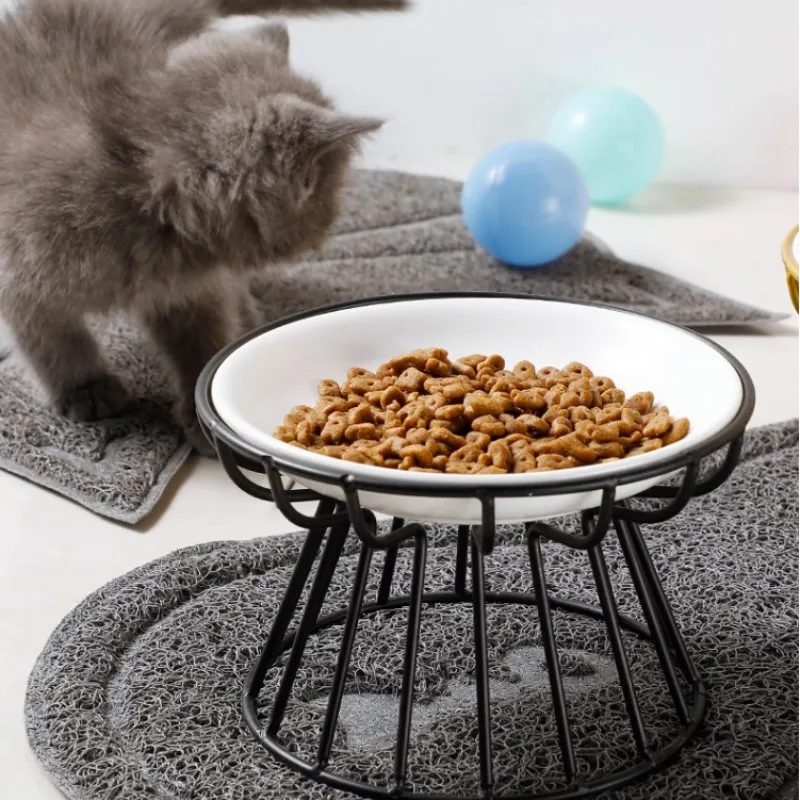 Pet Ceramic Bowl High Foot Protection Spine Cat Puppy Bowl Canned Snacks Stable Anti-rollover Plate Pet Accessories
Pet Ceramic Bowl High Foot Protection Spine Cat Puppy Bowl Canned Snacks Stable Anti-rollover Plate Pet Accessories