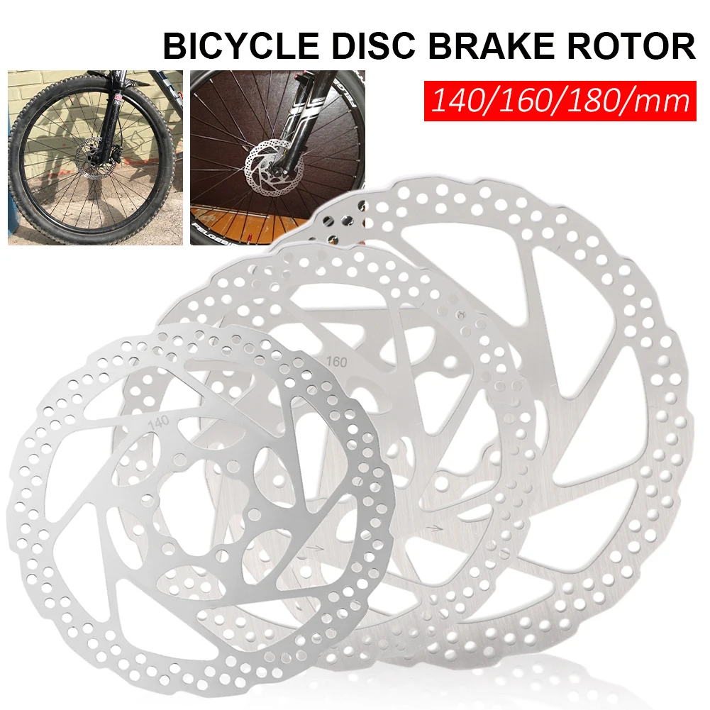 RT56 Bicycle Disc Brake Rotor 140mm/160mm/180mm for Mountain Bikes Road Bikes with 6 Bolts MTB Bike Parts Cycling Accessories
RT56 Bicycle Disc Brake Rotor 140mm/160mm/180mm for Mountain Bikes Road Bikes with 6 Bolts MTB Bike Parts Cycling Accessories