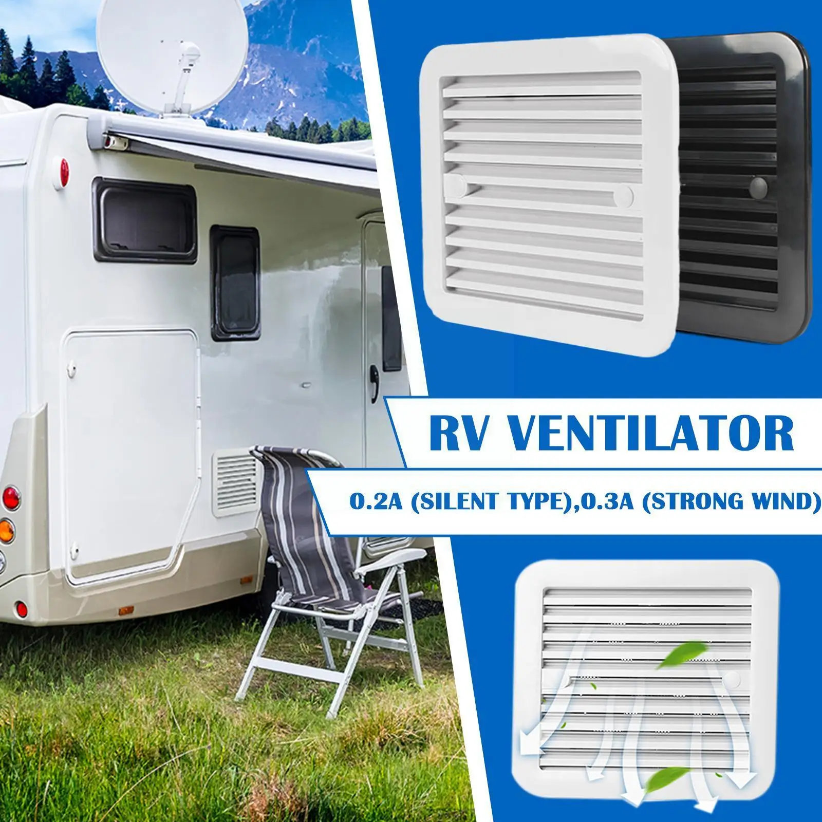 12V Air Vent Ventilation Blade Fan Exhaust Fan Plastic Caravan Wind Rv Cooling Air Waterproof Trailer Strong Exhaust Side S6R8
12V Air Vent Ventilation Blade Fan Exhaust Fan Plastic Caravan Wind Rv Cooling Air Waterproof Trailer Strong Exhaust Side S6R8