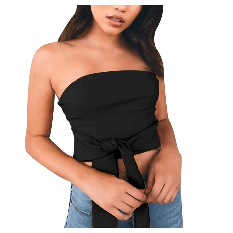 Sleeveless Half Sleeve Backless Cropped Feminino Tank Tops Y2k Summer Satin Solid Strapless Strappy Bow Sleeveless Sexy Crop Top
Sleeveless Half Sleeve Backless Cropped Feminino Tank Tops Y2k Summer Satin Solid Strapless Strappy Bow Sleeveless Sexy Crop Top