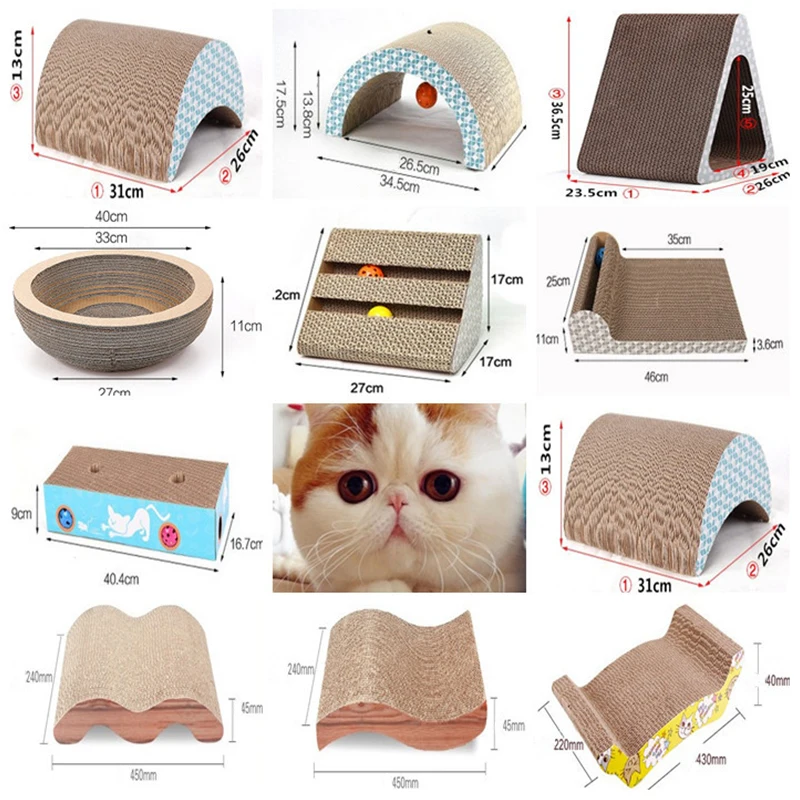 Cat Scratching Board Claw Sharpener Many Shapes Corrugated Pet Scratch Pad Interactive Grinding Nails Kitten Toy Pet Accessories
Cat Scratching Board Claw Sharpener Many Shapes Corrugated Pet Scratch Pad Interactive Grinding Nails Kitten Toy Pet Accessories