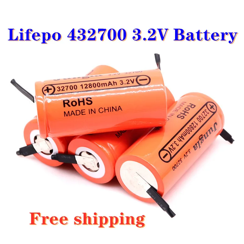 2022high capacity 3.2V 32700 12800mAh LiFePO4 Battery 12.8Ah 50A Continuous Discharge Maximum High power battery+Nickel sheets
2022high capacity 3.2V 32700 12800mAh LiFePO4 Battery 12.8Ah 50A Continuous Discharge Maximum High power battery+Nickel sheets