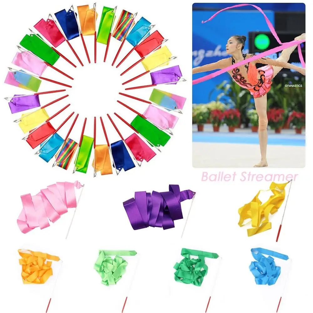 Ballet Streamer Gymnastics Ribbon Colorful Gym Ribbons Dance Ribbon Rhythmic Art Training Artistic Gymnastics Ribbon
Ballet Streamer Gymnastics Ribbon Colorful Gym Ribbons Dance Ribbon Rhythmic Art Training Artistic Gymnastics Ribbon