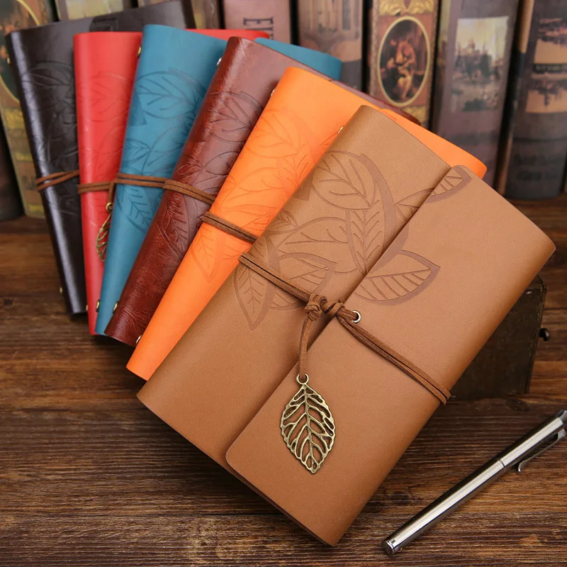 Retro Notebook Diary Notepad Literature PU Leather Note Book Stationery Gifts Traveler Journal Planners Office School Supplies
Retro Notebook Diary Notepad Literature PU Leather Note Book Stationery Gifts Traveler Journal Planners Office School Supplies