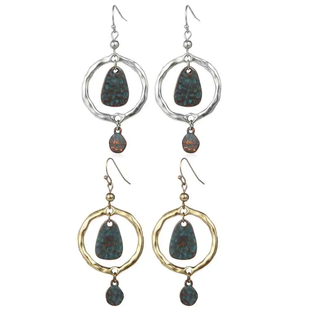 HUIMEI New 2023 Hot Sale Ethnic Vintage Geometric Cooper Drop Earrings Brincos For Women Fashion Statement Jewelry Gifts
HUIMEI New 2023 Hot Sale Ethnic Vintage Geometric Cooper Drop Earrings Brincos For Women Fashion Statement Jewelry Gifts