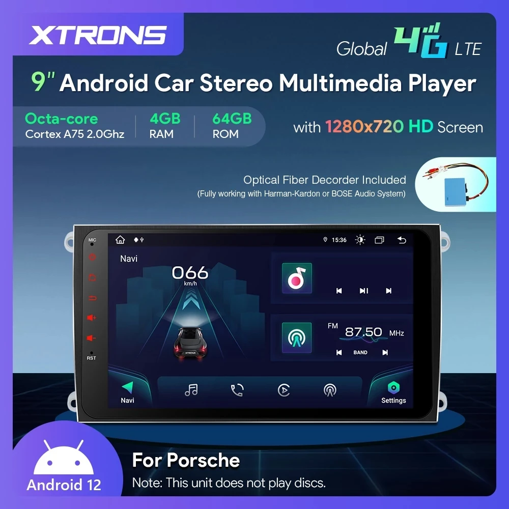 XTRONS 9 ''Android 12 Octa-Core 4 + 64 автомобильный мультимедийный плеер для Porsche Cayenne 2003-2010 встроенный CarAutoPlay 4G Android авто
XTRONS 9 ''Android 12 Octa-Core 4 + 64 автомобильный мультимедийный плеер для Porsche Cayenne 2003-2010 встроенный CarAutoPlay 4G Android авто