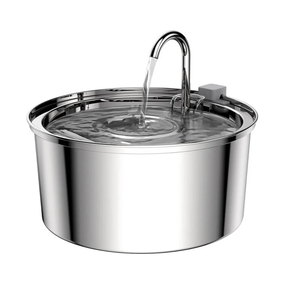 Cat Water Fountain 3.2L/108Oz Automatic Stainless Steel Pet Fountain Dog Water Dispenser Ultra-Quiet Pump EU Plug
Cat Water Fountain 3.2L/108Oz Automatic Stainless Steel Pet Fountain Dog Water Dispenser Ultra-Quiet Pump EU Plug