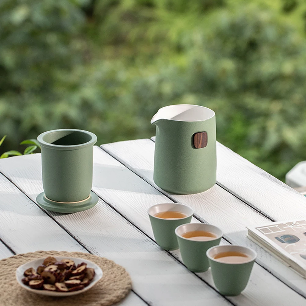 Travel Tea Set Portable Ceramic Teaware Set With Carrying Case Teapot With Small Glass Filter Teawares For Car MPV
Travel Tea Set Portable Ceramic Teaware Set With Carrying Case Teapot With Small Glass Filter Teawares For Car MPV