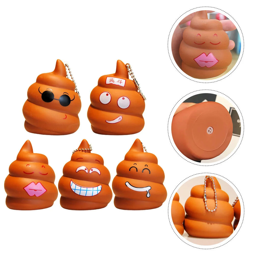 5 Pcs Bag Pendant Prank Toy Party Favors Key Holder Kids Poop Car Imitation Funny Ornament Backpack
5 Pcs Bag Pendant Prank Toy Party Favors Key Holder Kids Poop Car Imitation Funny Ornament Backpack