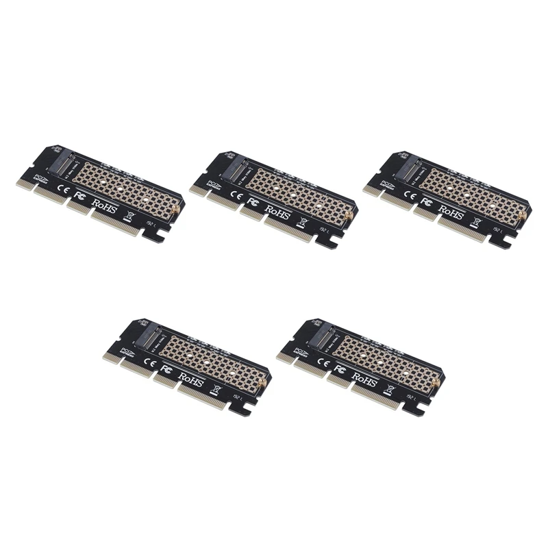 

5X M.2 Nvme SSD NGFF к PCIE 3,0 X16 адаптер M Key интерфейсная карта Suppor PCI Express 2230-2280 Размер M.2 полная скорость